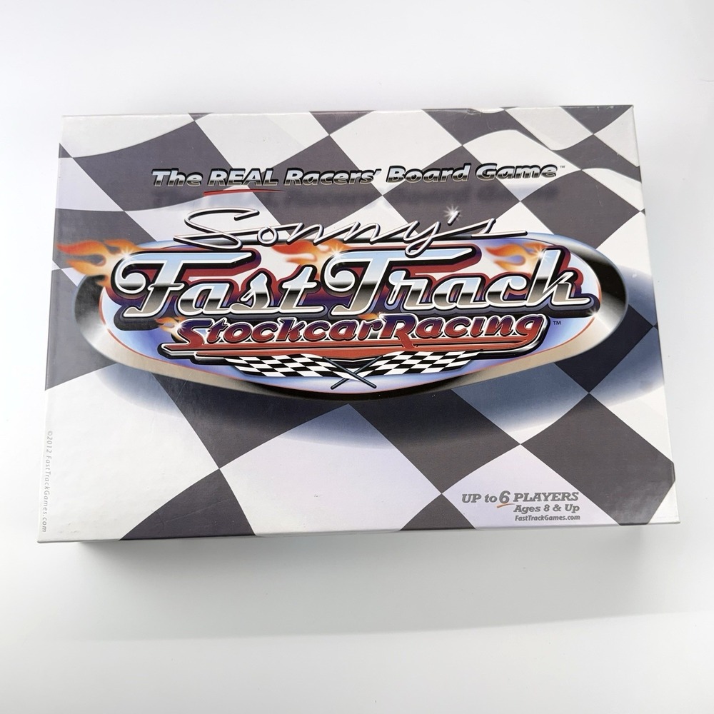 Sonny's Fast Track Stockcar Racing Board Game 2012 Rare Complete‎